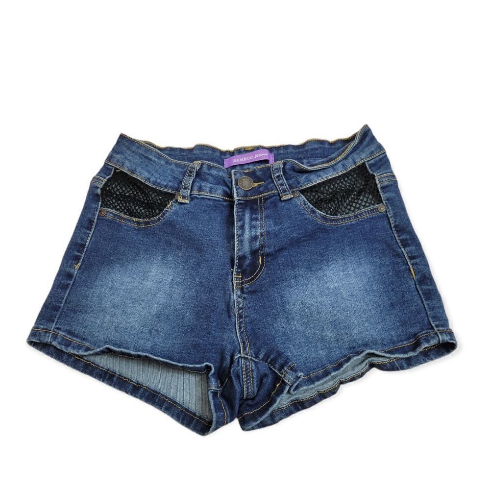Bamboo denim shorts 7